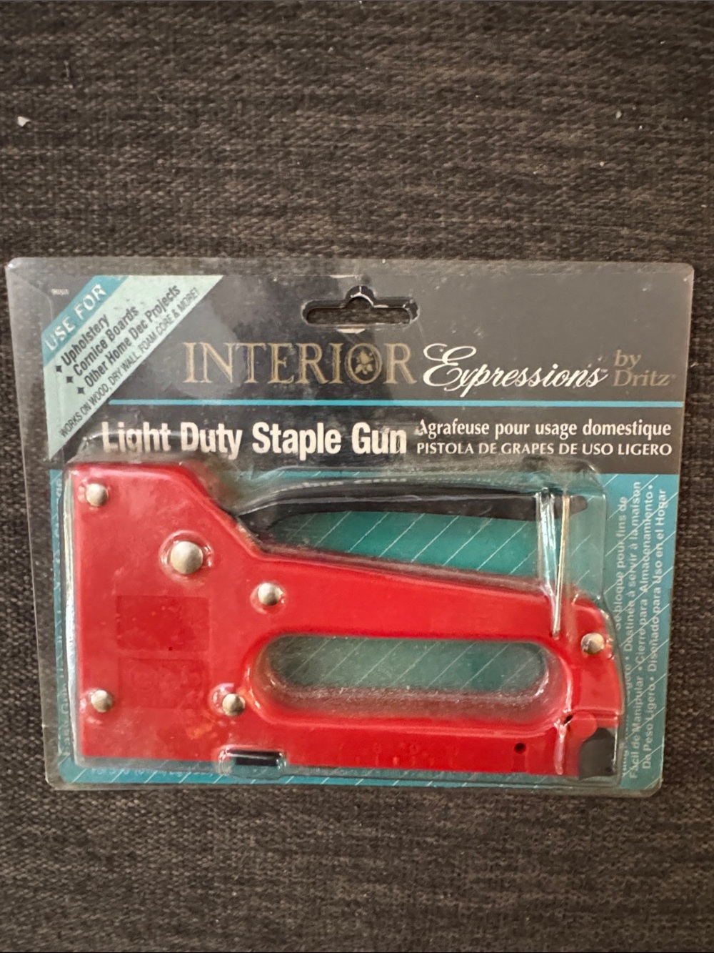Expressions Light Duty Staple Gun - Red